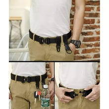 Laden Sie das Bild in den Galerie-Viewer, Militär Armee Military Gürtel Taktischer Gürtel Metallschnalle Verstellbar 125cm