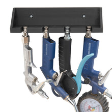 Laden Sie das Bild in den Galerie-Viewer, Wandhalter für Druckluft Zubehör Kupplung Halter Pneumatik Geräte Wandhalterung