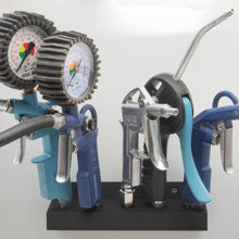 Laden Sie das Bild in den Galerie-Viewer, Wandhalter für Druckluft Zubehör Kupplung Pneumatik Geräte Halter Wandhalterung