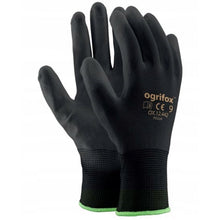 Laden Sie das Bild in den Galerie-Viewer, 12x Arbeitshandschuhe Mechanikerhandschuhe Gartenhandschuhe Schutzhandschuhe Schwarz