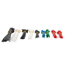 Laden Sie das Bild in den Galerie-Viewer, Kabelbinder 450 Stück verschiedene Größen und Farben