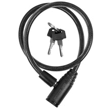 Laden Sie das Bild in den Galerie-Viewer, Fahrradschloss Kabelschloss Motorradschloss Panzerschloss mit Schlüssel 65 cm