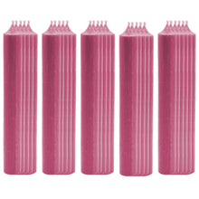 Laden Sie das Bild in den Galerie-Viewer, 25x Stabkerze Tischkerze Wachskerze Durchgefärbt Tropffrei Kerze 180 x 22mm Set