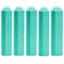 Laden Sie das Bild in den Galerie-Viewer, 25x Stabkerze Tischkerze Wachskerze Durchgefärbt Tropffrei Kerze 180 x 22mm Set