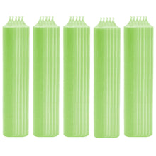 Laden Sie das Bild in den Galerie-Viewer, 25x Stabkerze Tischkerze Wachskerze Durchgefärbt Tropffrei Kerze 180 x 22mm Set