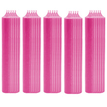 Laden Sie das Bild in den Galerie-Viewer, 25x Stabkerze Tischkerze Wachskerze Durchgefärbt Tropffrei Kerze 180 x 22mm Set