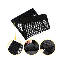 Laden Sie das Bild in den Galerie-Viewer, Ablagenetz Ablagefach Stretch Netztasche Gepäcknetz Rücksitztasche Universal