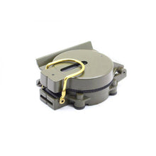 Laden Sie das Bild in den Galerie-Viewer, Kompass Marschkompass WanderkompassTaschenkompass Metallgehäuse Oliv BW Army