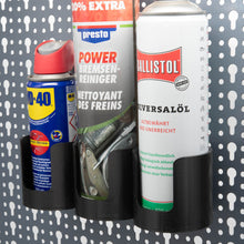 Laden Sie das Bild in den Galerie-Viewer, Dosenhalter für Küpper Lochwand Werkzeugwand Halterung Sprühdose Farbdose