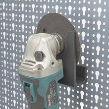 Laden Sie das Bild in den Galerie-Viewer, Winkelschleifer Halter für Küpper Lochwand Halterung Trennschleifer Werkzeugwand