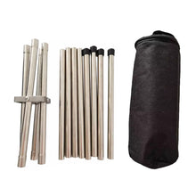 Laden Sie das Bild in den Galerie-Viewer, Feuerstelle Tragbar Faltbar Camping Garten Feuerkorb Lagerfeuer Stahlgeflecht