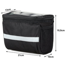 Laden Sie das Bild in den Galerie-Viewer, Fahrradtasche Lenkertasche Fahrradlenkertasche Wasserdicht Handy Lenker Tasche