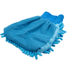 Laden Sie das Bild in den Galerie-Viewer, Mikrofaser Handschuh Waschhandschuh Polierhandschuh Putzhandschuh Autowäsche