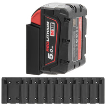 Laden Sie das Bild in den Galerie-Viewer, Akku Halter für Milwaukee M18 Halterung Akkuhalter Wandhalter Wandhalterung 18V