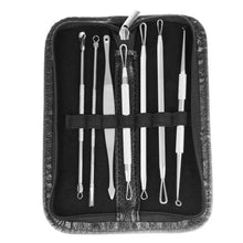 Laden Sie das Bild in den Galerie-Viewer, Mitesser Pickel Entferner Komedonenquetscher Mitesserentferner Porenreiniger Set