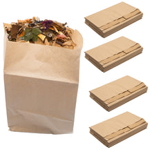 Laden Sie das Bild in den Galerie-Viewer, 10 bis 100 Bio Müllbeutel Komposttüten Kompostierbar Biobeutel Papiertüten Biosack