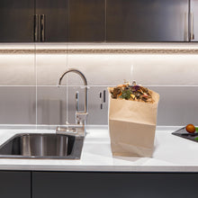 Laden Sie das Bild in den Galerie-Viewer, 10 bis 100 Bio Müllbeutel Komposttüten Kompostierbar Biobeutel Papiertüten Biosack