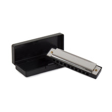 Laden Sie das Bild in den Galerie-Viewer, Mundharmonika C-Dur Harmonika Blues Musik Diatonisch 10-Loch Metall Box Geschenk