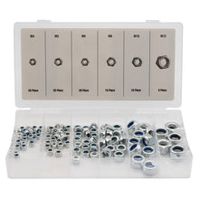 Laden Sie das Bild in den Galerie-Viewer, 100x Mutter Selbstsichernd Sechskantmutter Sicherungsmutter Stopmutter M4 - M12