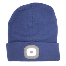 Laden Sie das Bild in den Galerie-Viewer, Mütze LED Beanie Wintermütze Stirnlampe Sportmütze Freizeitmütze Damen Herren Licht LED