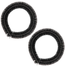 Laden Sie das Bild in den Galerie-Viewer, 2x Nabenputzring Fahrrad Putzring Nabenputzer Universal Schwarz Nabe 1 Paar