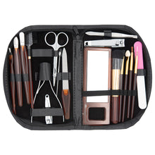 Laden Sie das Bild in den Galerie-Viewer, 18 tlg Maniküre Make-up Pediküre Spiegel Nagelknipser Nagelschere Nagelzange Set
