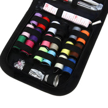 Laden Sie das Bild in den Galerie-Viewer, 73 tlg Nähset Nähkasten Reiseset Nähzeug Nähgarn Nähbox Nähkästchen Nähetui Set