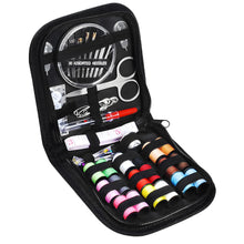 Laden Sie das Bild in den Galerie-Viewer, 73 tlg Nähset Nähkasten Reiseset Nähzeug Nähgarn Nähbox Nähkästchen Nähetui Set