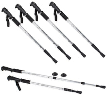 Laden Sie das Bild in den Galerie-Viewer, 1-4 Nordic Walking Teleskop Wanderstöcke Antischock Trecking Stock 64-135 cm Alu