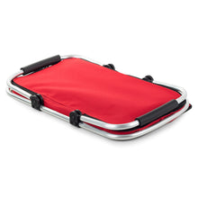 Laden Sie das Bild in den Galerie-Viewer, Einkaufskorb Picknikkorb Thermo Kühltasche Korb Faltbar Picknick Tasche Kühlbox