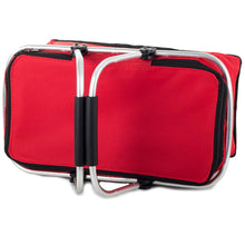 Laden Sie das Bild in den Galerie-Viewer, Einkaufskorb Picknikkorb Thermo Kühltasche Korb Faltbar Picknick Tasche Kühlbox