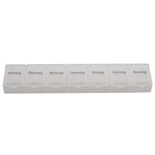 Laden Sie das Bild in den Galerie-Viewer, Pillenbox Pillendose Tablettenbox Medikamentenbox Pillen Box Dose 7 Tage