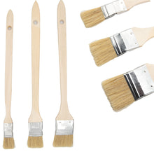 Laden Sie das Bild in den Galerie-Viewer, 3x Eckenpinsel Heizkörperpinsel Farbpinsel Lackpinsel Winkelpinsel Malerpinsel
