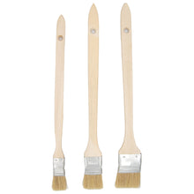 Laden Sie das Bild in den Galerie-Viewer, 3x Eckenpinsel Heizkörperpinsel Farbpinsel Lackpinsel Winkelpinsel Malerpinsel
