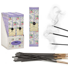 Laden Sie das Bild in den Galerie-Viewer, Räucherstäbchen Räucherkerzen Duftauswahl 5 Düfte Original Indien Stäbchen Set