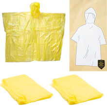 Laden Sie das Bild in den Galerie-Viewer, Regenponcho Regencape Festivalponcho Notfallponcho Regenschutz Kapuze Universal