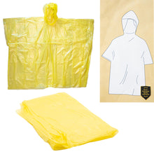 Laden Sie das Bild in den Galerie-Viewer, Regenponcho Regencape Festivalponcho Notfallponcho Regenschutz Kapuze Universal