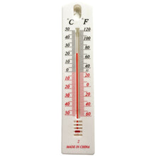 Laden Sie das Bild in den Galerie-Viewer, 1-16 Thermometer Außen Gartenthermometer Garten Innen Außenthermometer Analog
