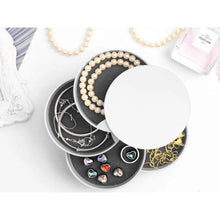 Laden Sie das Bild in den Galerie-Viewer, Schmuckkasten Schmuckbox Schmuckorganizer Schmuckschatulle Aufbewahrungsbox