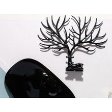 Laden Sie das Bild in den Galerie-Viewer, Schmuckbaum Schmuckständer Schmuckhalter Kettenständer Halsketten Hirsch Schwarz