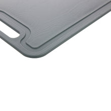 Laden Sie das Bild in den Galerie-Viewer, Schneidebrett Frühstücksbrettchen Weiß, Grau 25,5x17cm & 31x19cm Frühstücksbrett Kunstoffbrettchen Küchenbrett