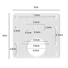 Laden Sie das Bild in den Galerie-Viewer, Scharnier Reparaturplatte Möbel Schrank Reparaturblech Reparatur Blech Platte