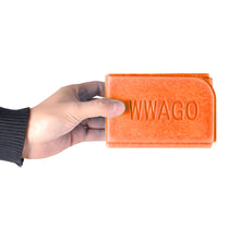 Laden Sie das Bild in den Galerie-Viewer, Sitzkissen Sitzmatte Sitzunterlage Faltbar Outdoor Kissen Wandern Stadionkissen Orange