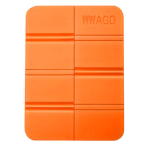 Laden Sie das Bild in den Galerie-Viewer, Sitzkissen Sitzmatte Sitzunterlage Faltbar Outdoor Kissen Wandern Stadionkissen Orange
