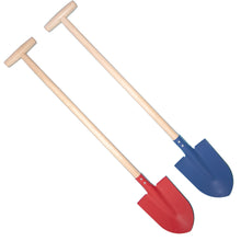 Laden Sie das Bild in den Galerie-Viewer, Strandschaufel Kinderschaufel Kinderspaten Holzstiel Kinder Schaufel Spaten