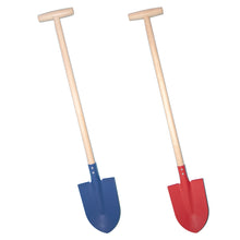 Laden Sie das Bild in den Galerie-Viewer, Strandschaufel Kinderschaufel Kinderspaten Holzstiel Kinder Schaufel Spaten