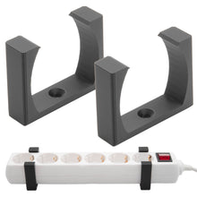 Laden Sie das Bild in den Galerie-Viewer, Wandhalterung Steckdosenleiste Halterung Steckdosenhalter Steckdose Universal