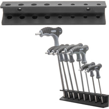Laden Sie das Bild in den Galerie-Viewer, T-Griff Innensechskant Halter Steckschlüssel Wandhalterung Werkzeug Werkzeugwand