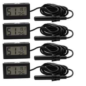 Thermometer Hygrometer Digital Luftfeuchtigkeit Fühler Raumtemperatur Mini