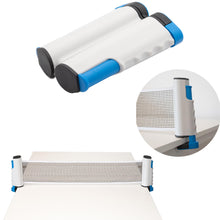 Laden Sie das Bild in den Galerie-Viewer, Tischtennisnetz + Tischtennisschläger + Tischtennisbälle Tischtennisset 6tlg Set